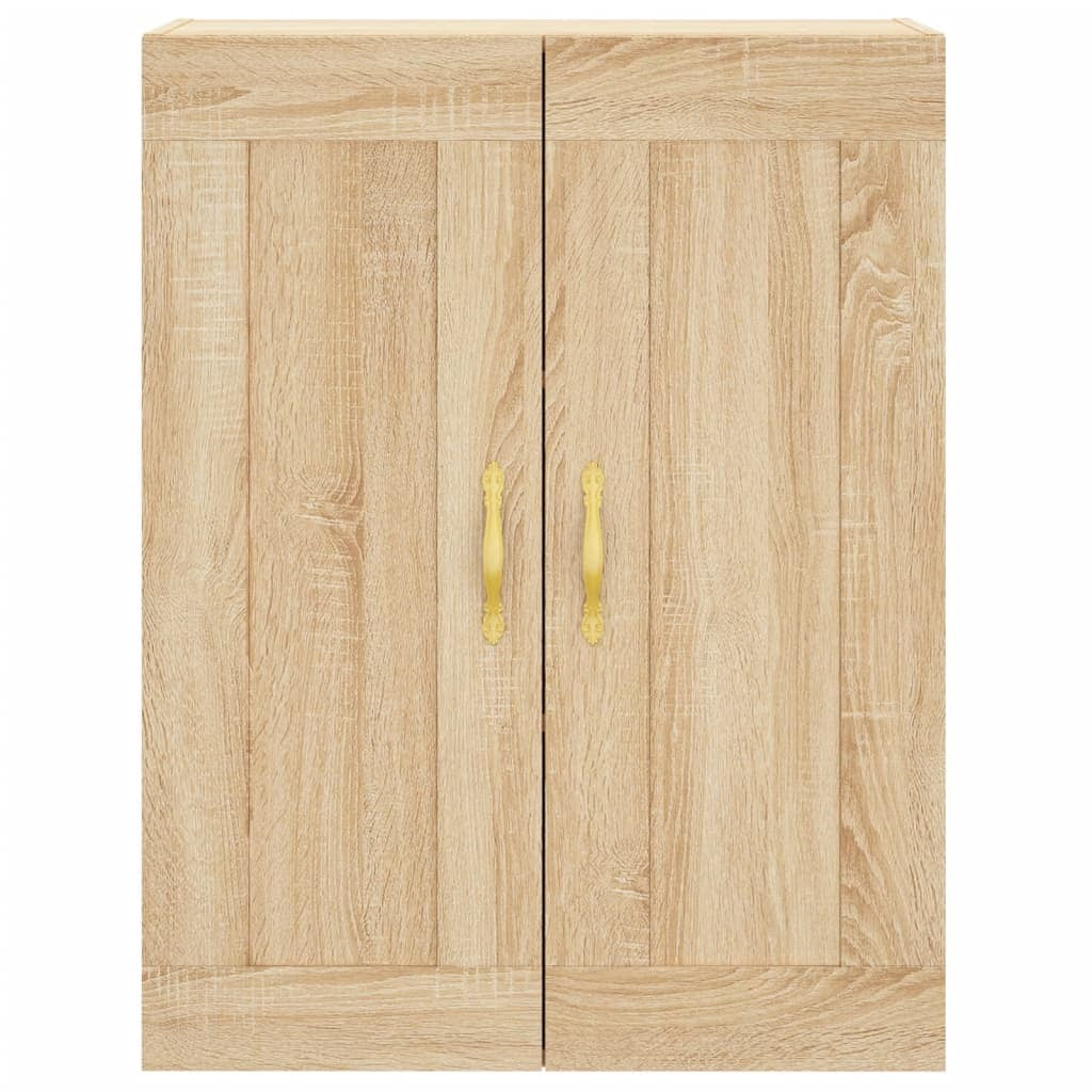 Wall Mounted Cabinet Sonoma Oak 69.5x34x90 cm Engineered Wood