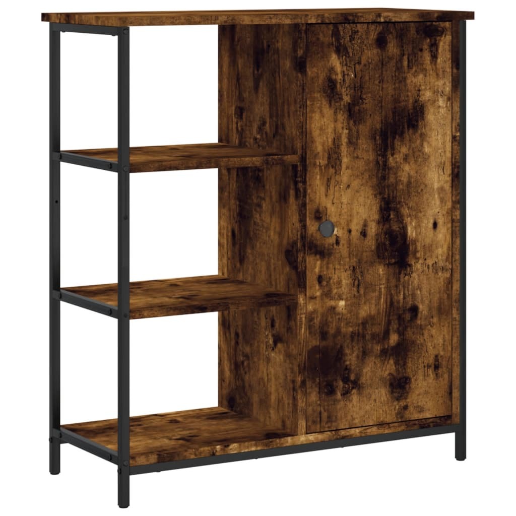 Sideboard Smoked Oak 70x30x80 cm Engineered Wood