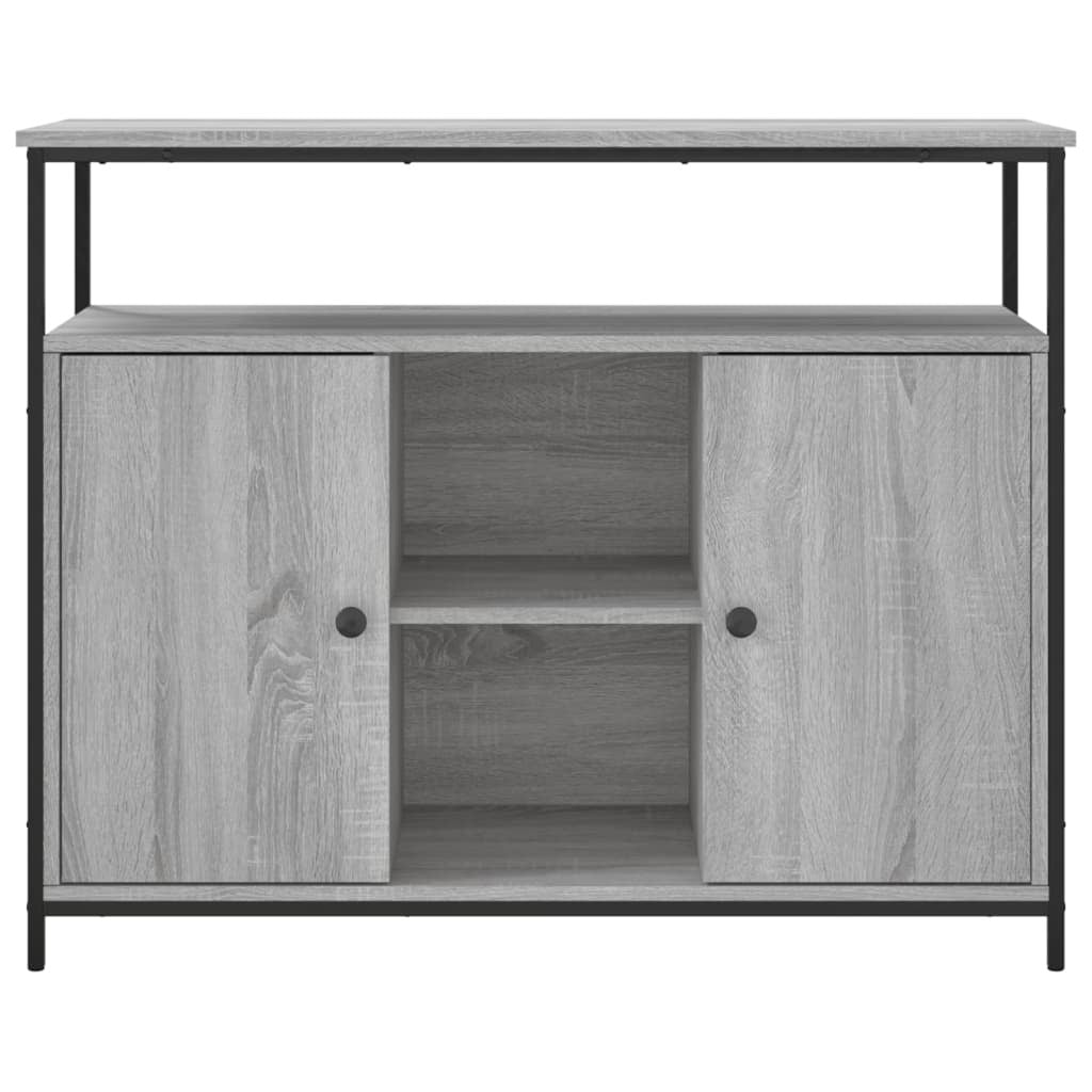 Sideboard Grey Sonoma 100x35x80 cm Engineered Wood