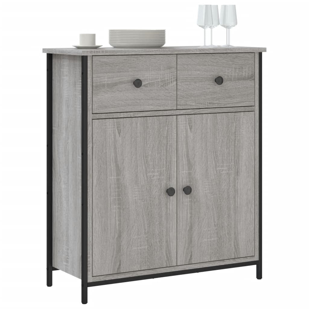 Sideboard Grey Sonoma 70x30x80 cm Engineered Wood