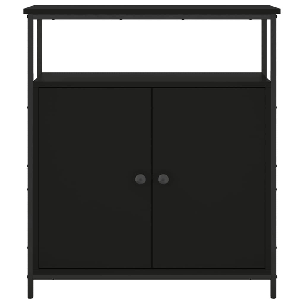 Sideboard Black 70x30x80 cm Engineered Wood