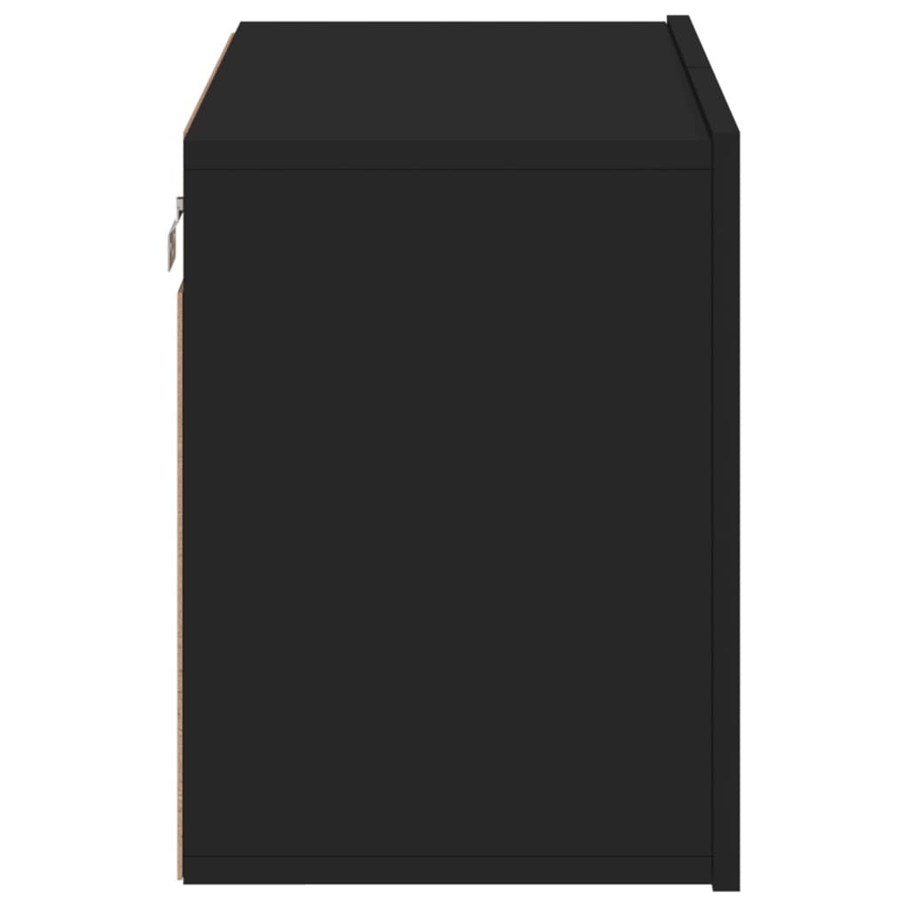 TV Cabinet Wall-mounted Black 60x30x41 cm