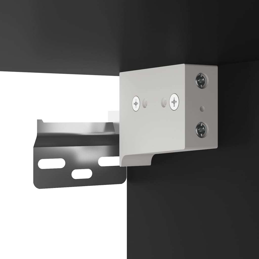 TV Cabinet Wall-mounted Black 60x30x41 cm