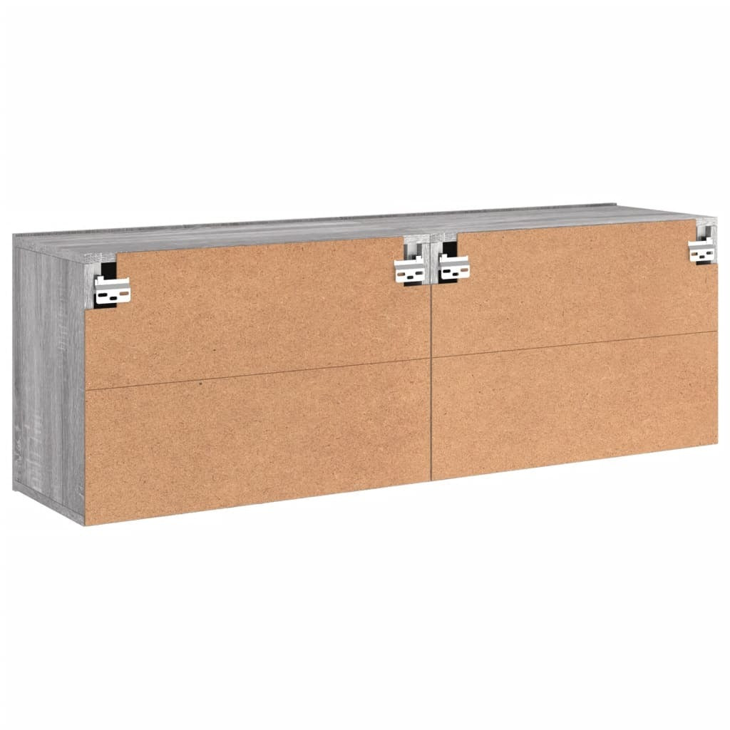 TV Cabinets Wall-mounted 2 pcs Grey Sonoma 60x30x41 cm