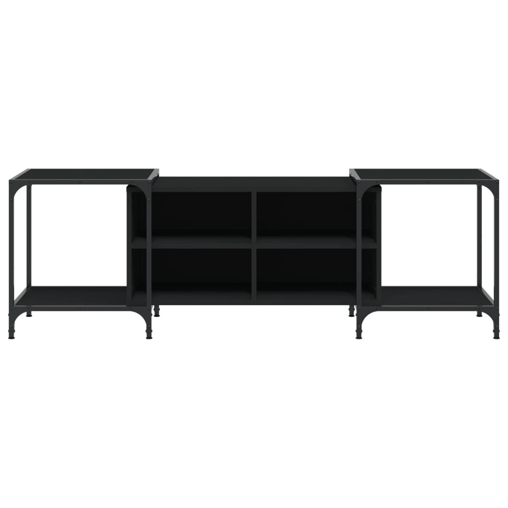 TV Cabinet Black 153x37x50 cm Engineered Wood