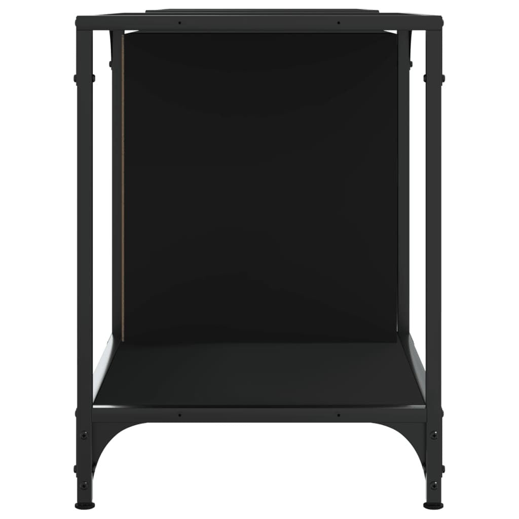 TV Cabinet Black 153x37x50 cm Engineered Wood