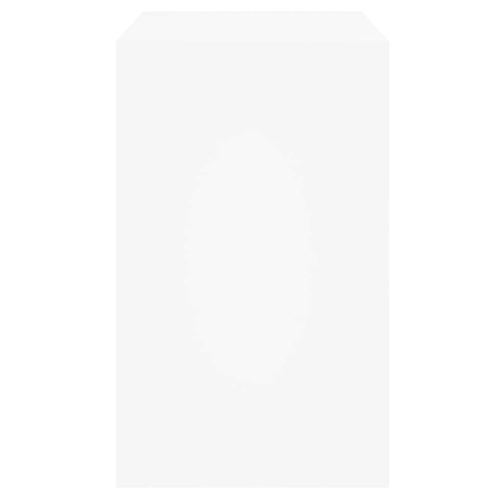Shoe Cabinet White 80x42x69 cm Engineered Wood