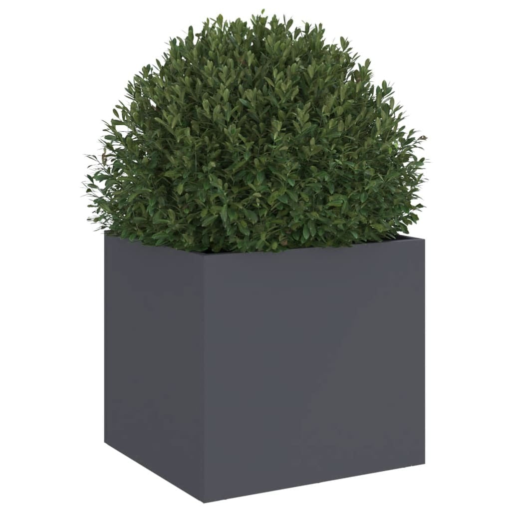 Planter Anthracite 32x30x29 cm Steel