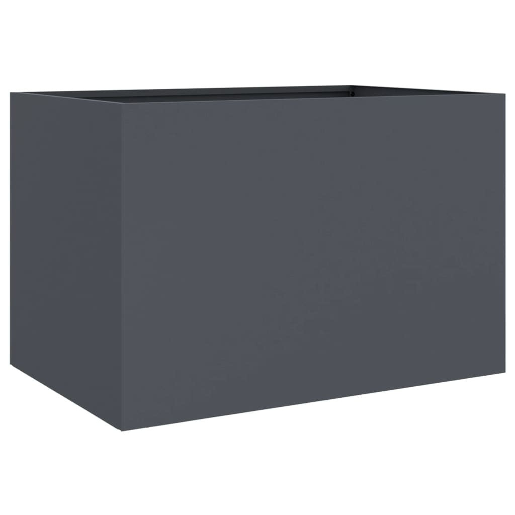 Planter Anthracite 62x40x39 cm Cold-rolled Steel