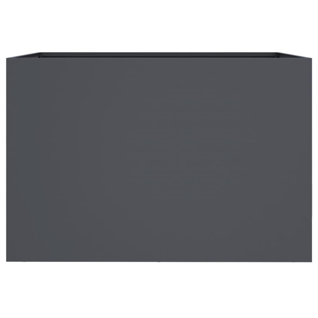 Planter Anthracite 62x47x46 cm Cold-rolled Steel