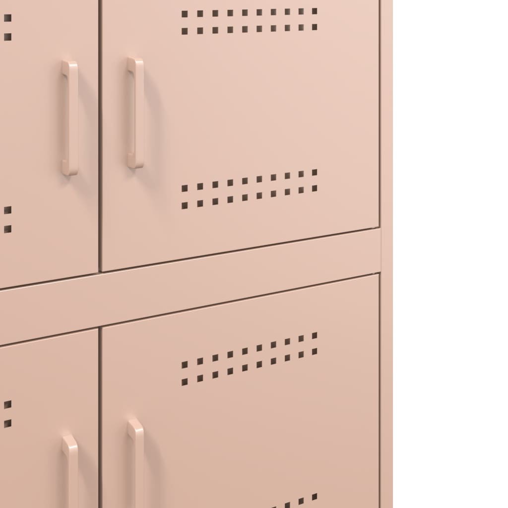 Sideboard Pink 68x39x79 cm Steel