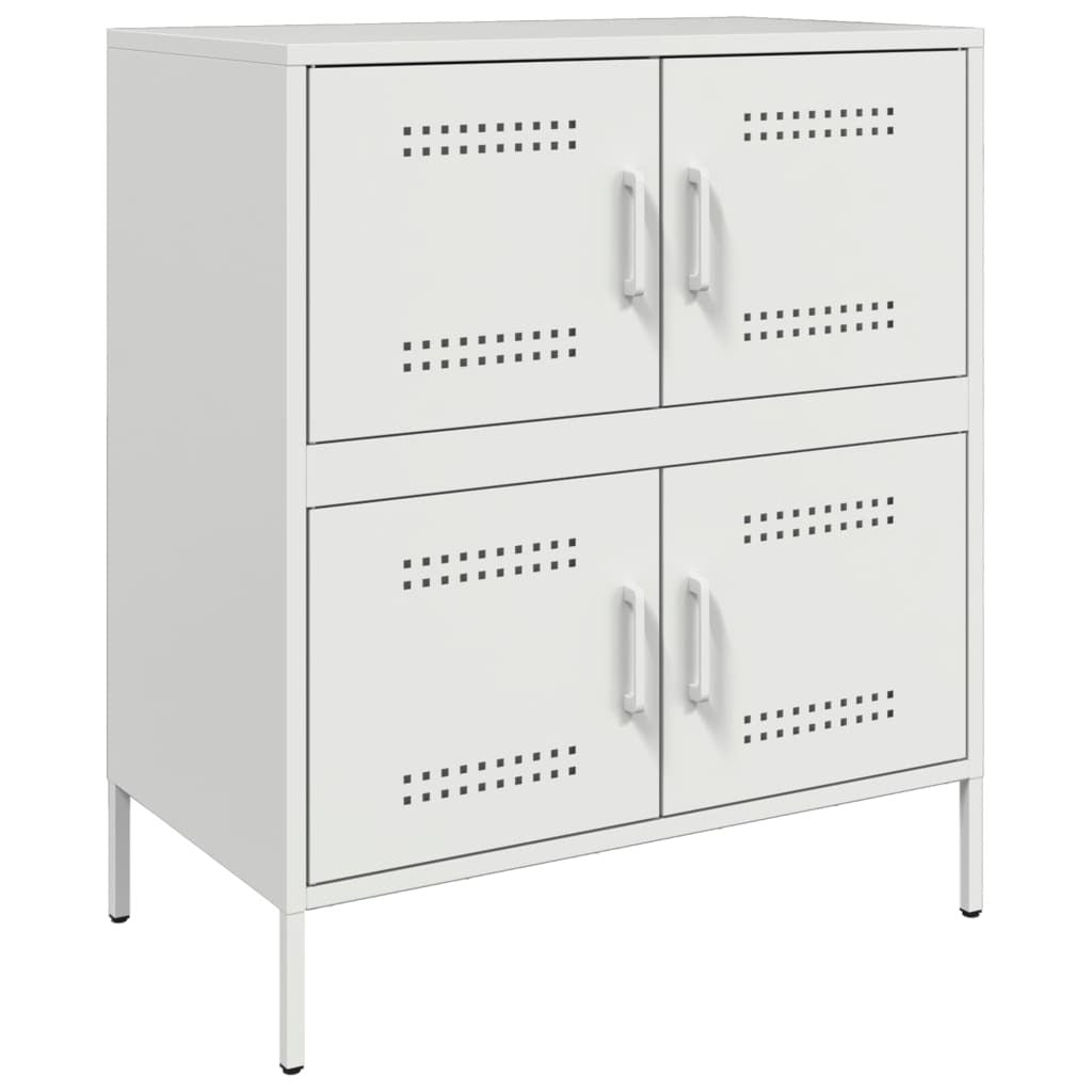 Sideboard White 68x39x79 cm Steel