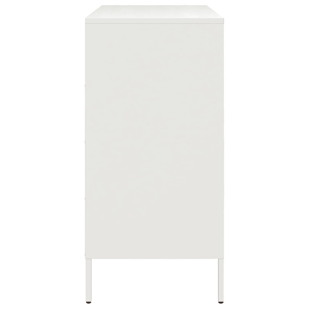 Sideboard White 68x39x79 cm Steel