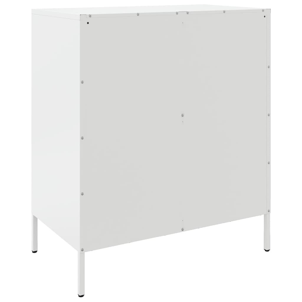 Sideboard White 68x39x79 cm Steel