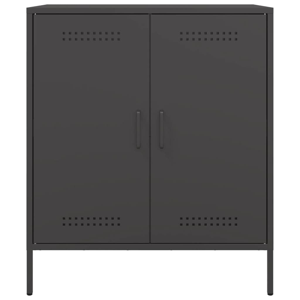 Sideboard Black 68x39x79 cm Steel