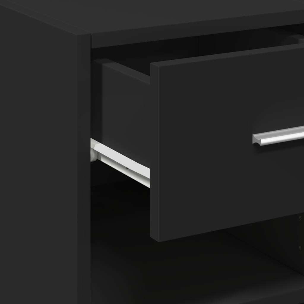 Sideboard Black 40x42.5x93 cm Engineered Wood