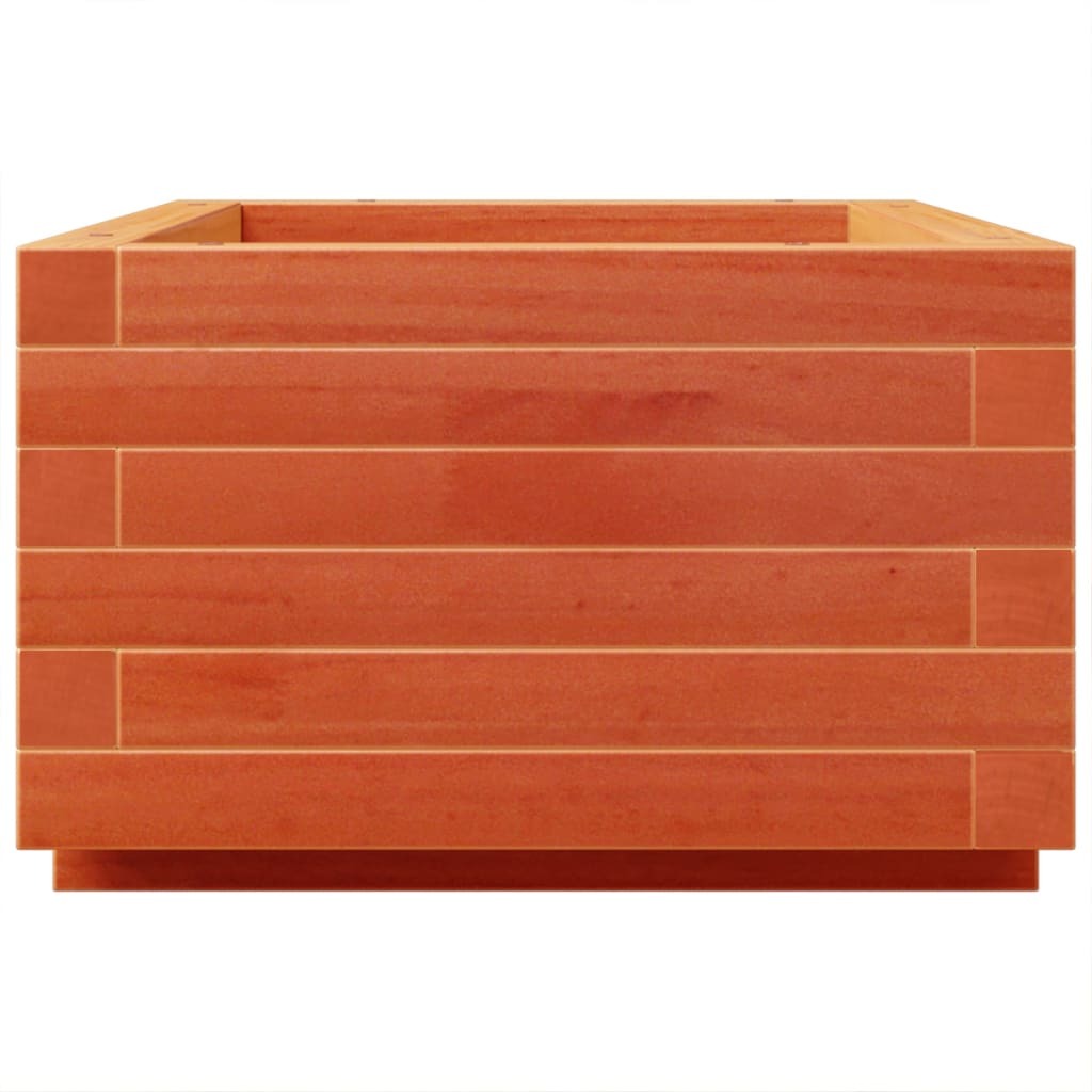 Garden Planter Wax Brown 70x40x26.5 cm Solid Wood Pine