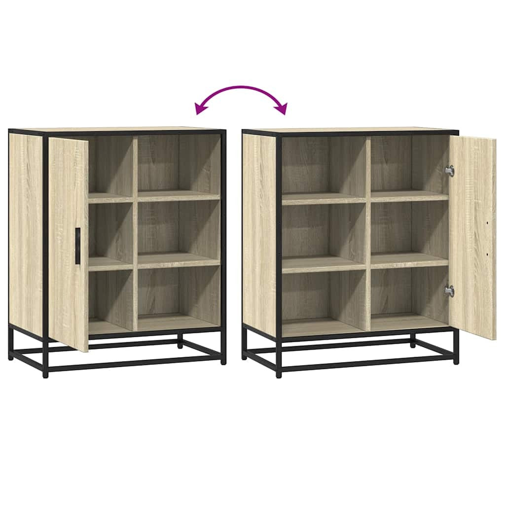 Sideboard Sonoma Oak 62x35x76 cm Engineered Wood