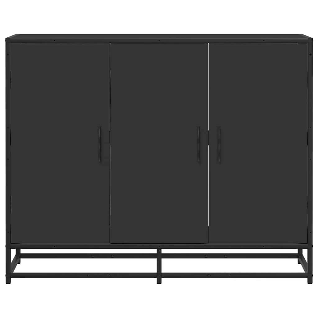 Sideboard Black 94x35x76 cm Engineered Wood