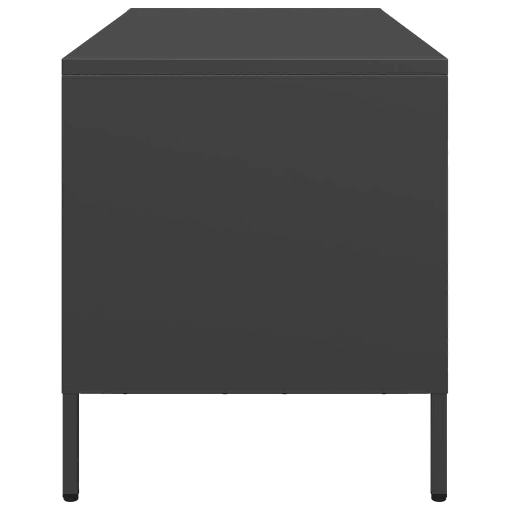 TV Cabinet Black 101.5x39x43.5 cm Cold-rolled Steel