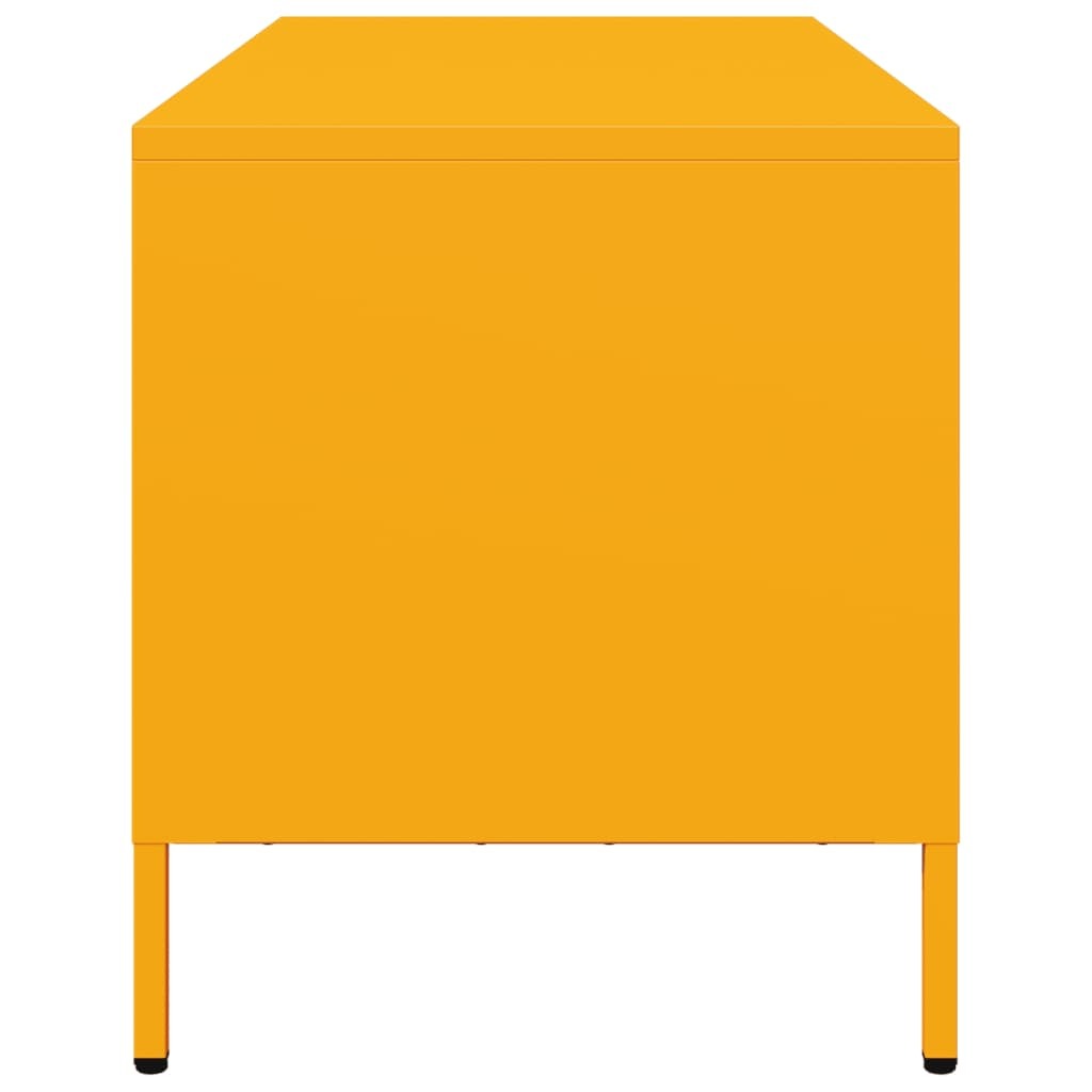 TV Cabinet Mustard Yellow 101.5x39x43.5 cm Cold-rolled Steel