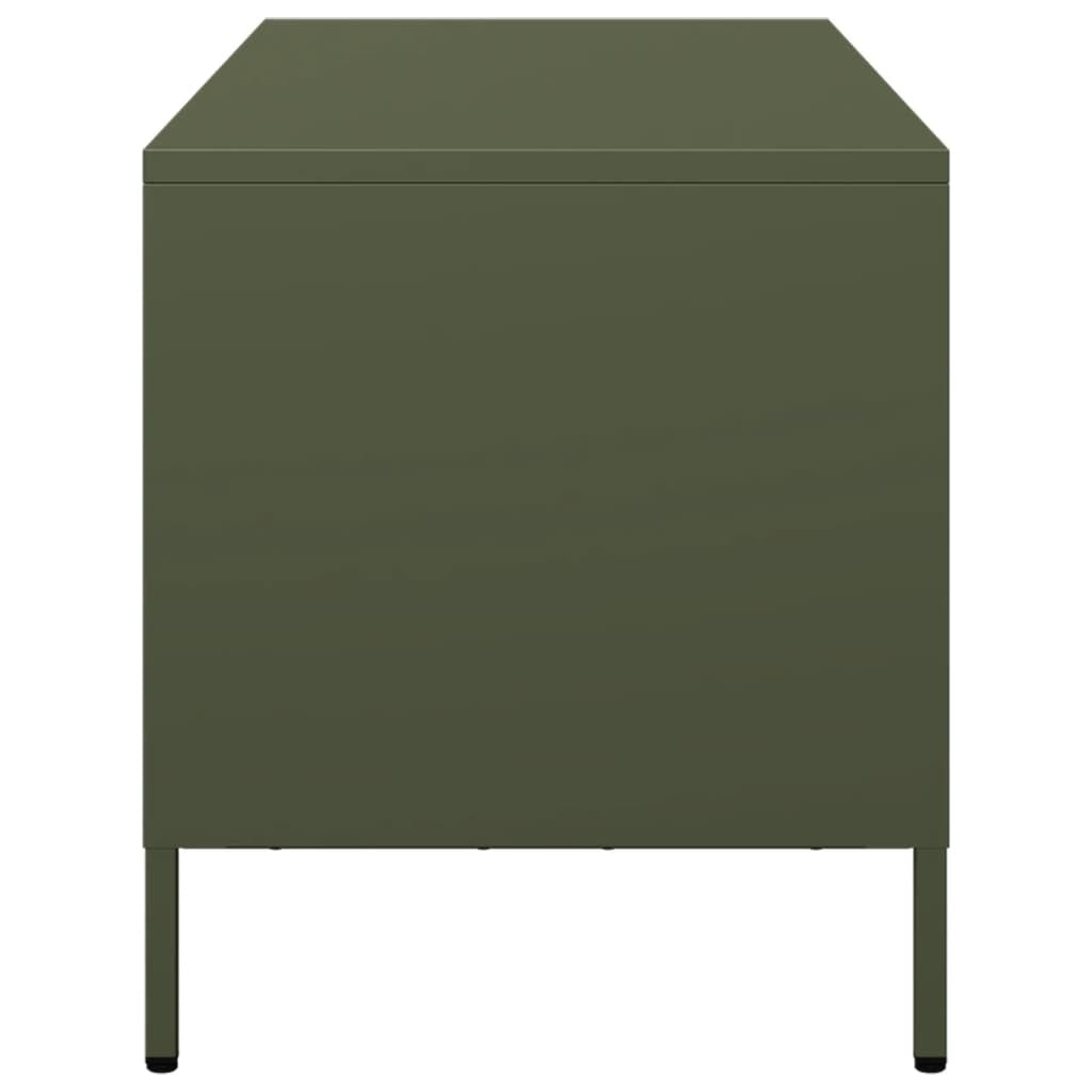 TV Cabinet Olive Green 101.5x39x43.5 cm Cold-rolled Steel