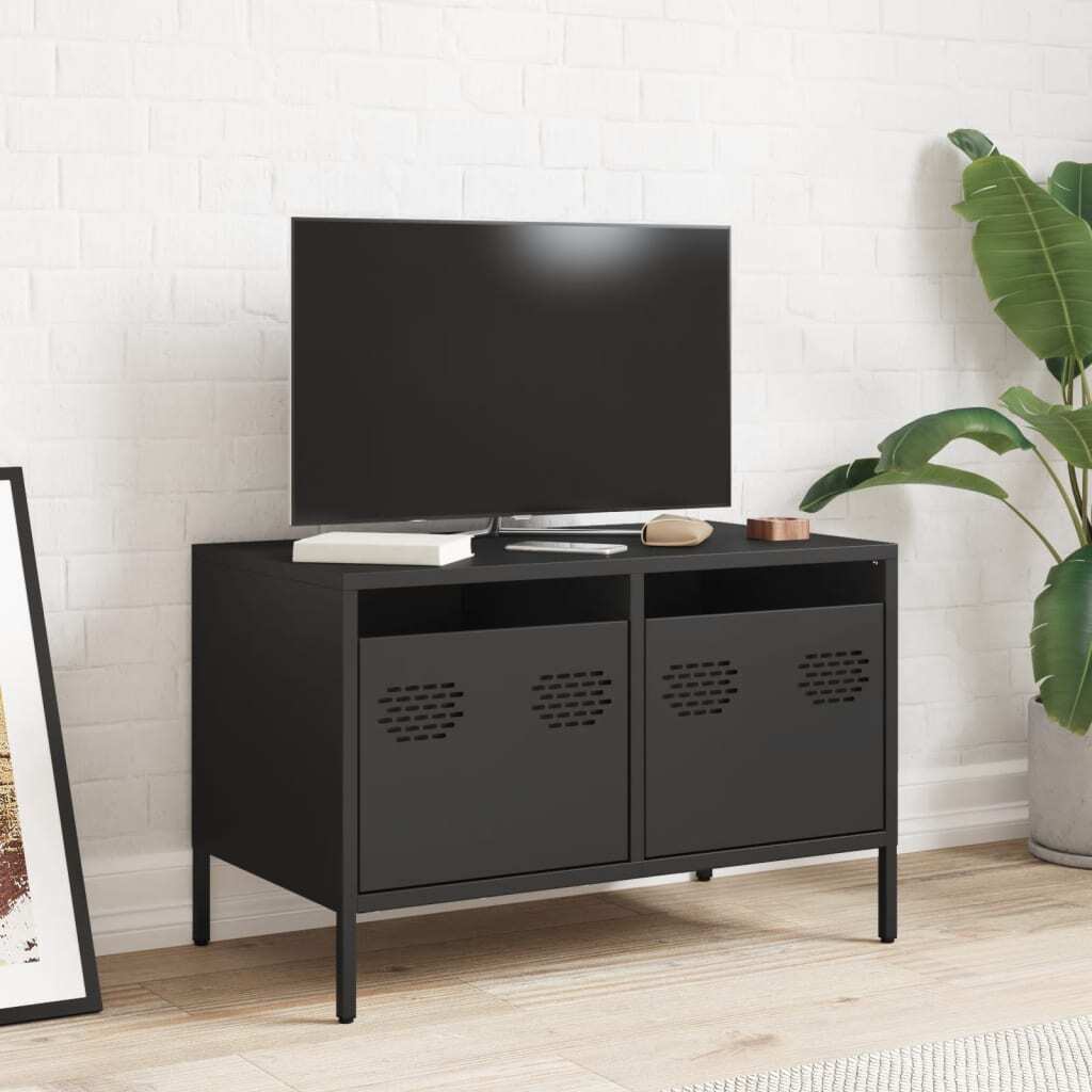 TV Cabinet Black 68x39x43.5 cm Cold-rolled Steel
