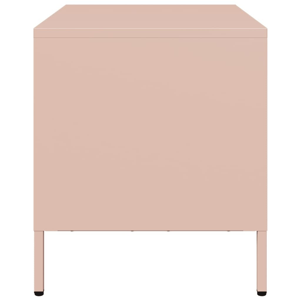 TV Cabinet Pink 68x39x43.5 cm Cold-rolled Steel