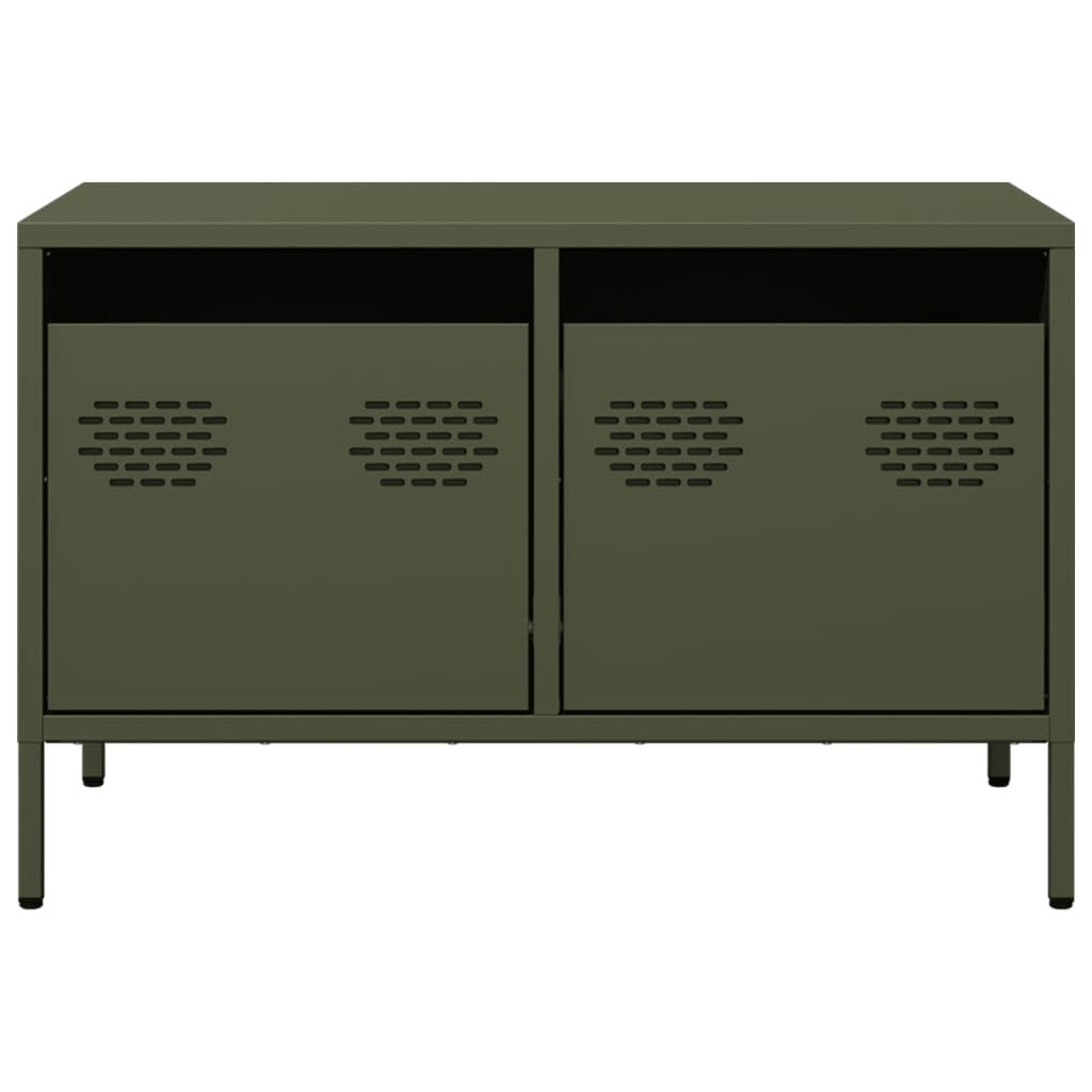 TV Cabinet Olive Green 68x39x43.5 cm Cold-rolled Steel