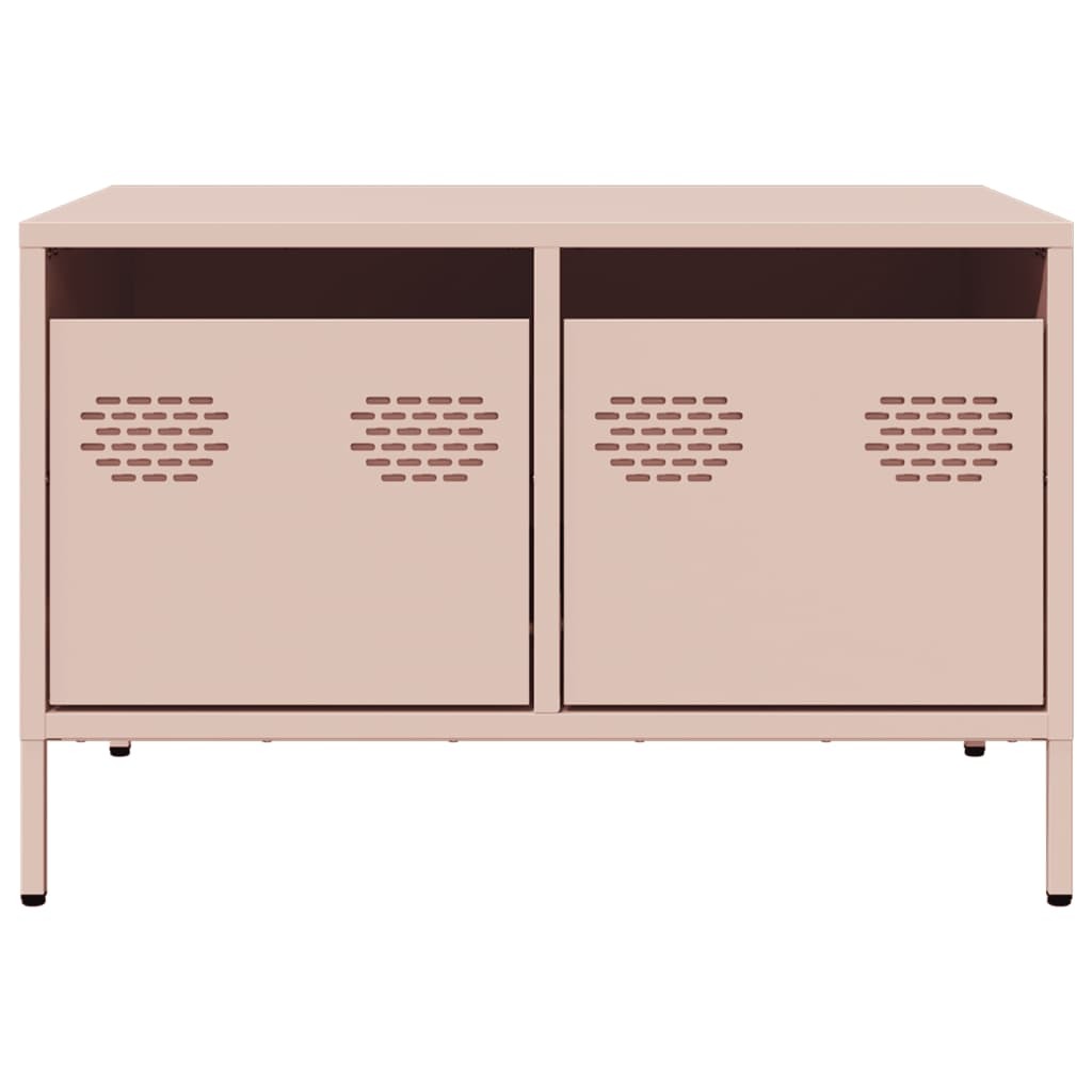 TV Cabinet Pink 68x50x43.5 cm Cold-rolled Steel