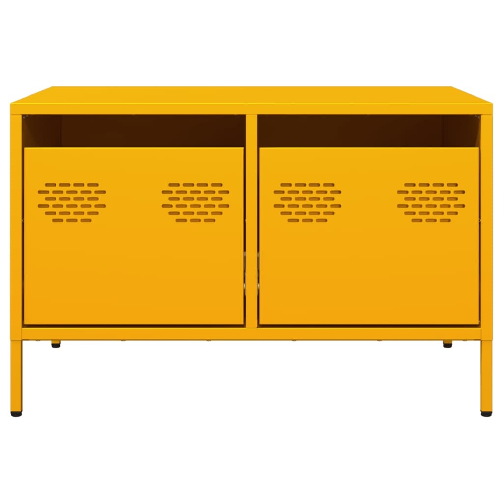 TV Cabinet Mustard Yellow 68x50x43.5 cm Cold-rolled Steel