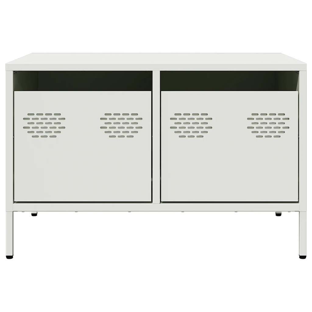 TV Cabinet White 68x50x43.5 cm Cold-rolled Steel