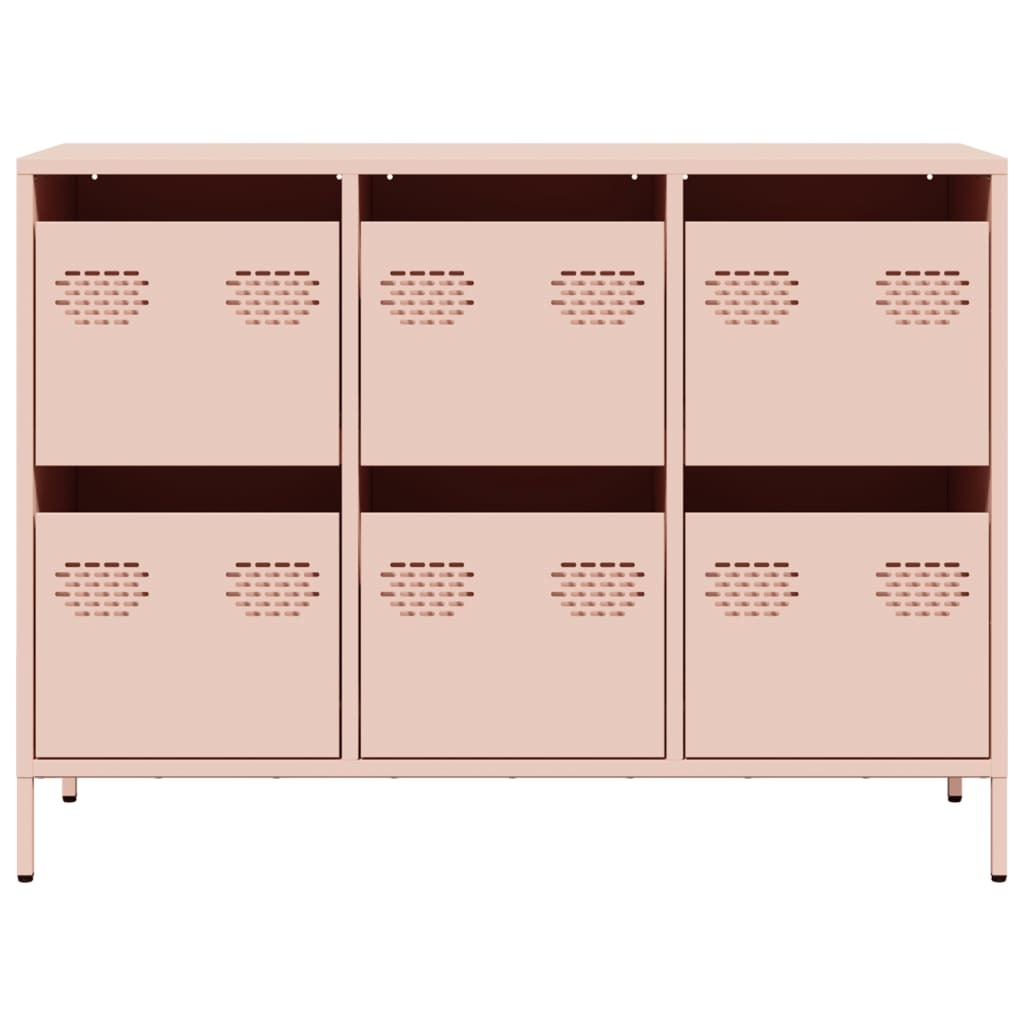 Sideboard?Pink 101.5x39x73.5 cm Cold-rolled Steel