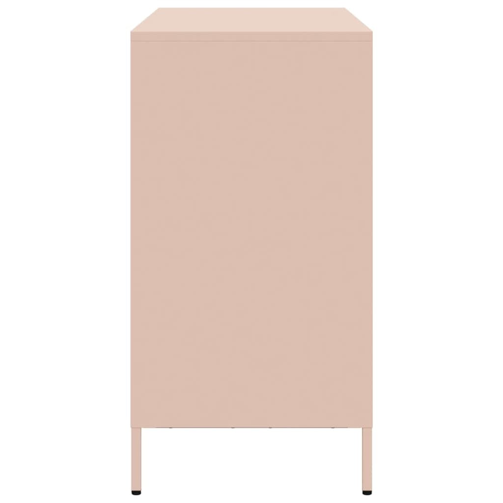 Sideboard?Pink 101.5x39x73.5 cm Cold-rolled Steel