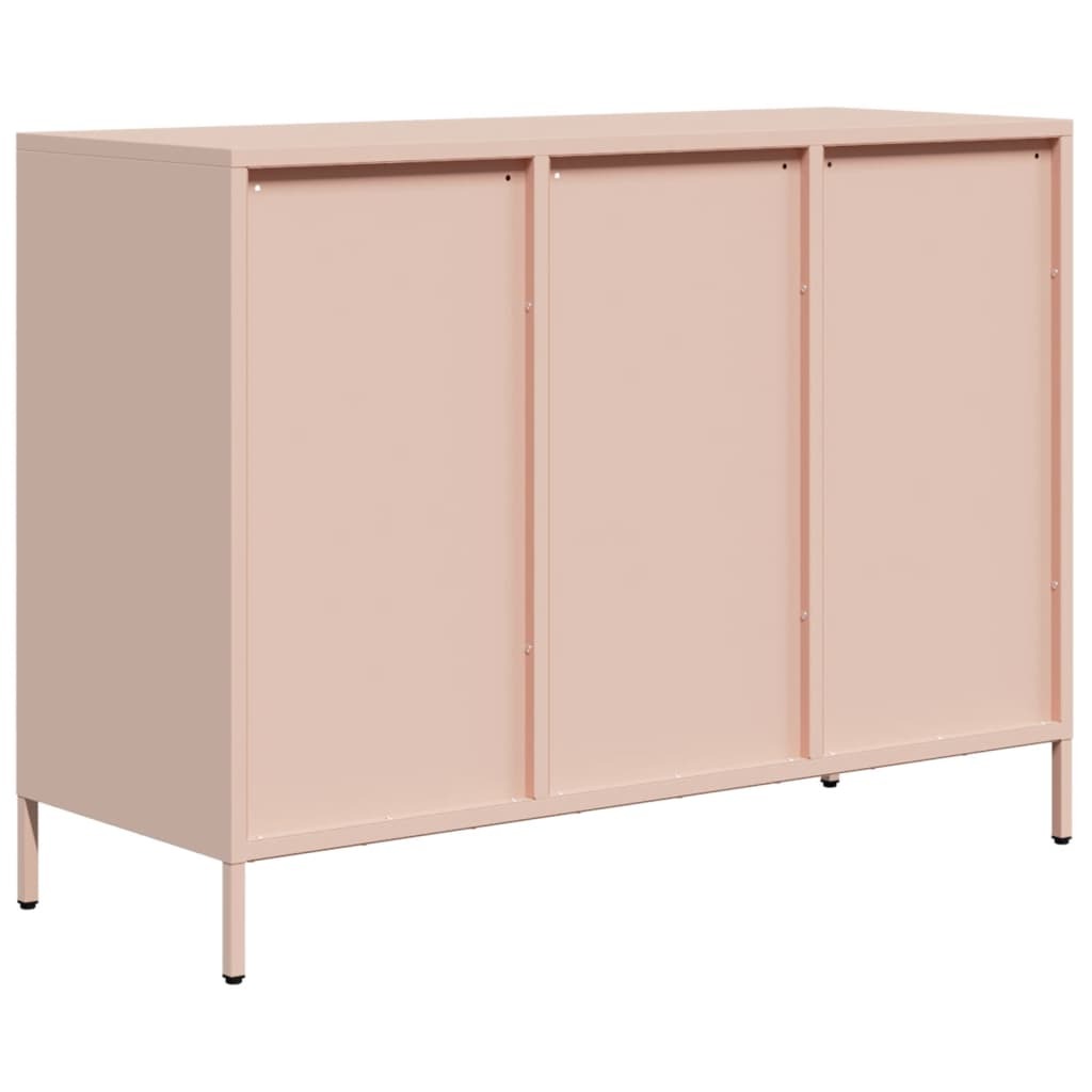 Sideboard?Pink 101.5x39x73.5 cm Cold-rolled Steel