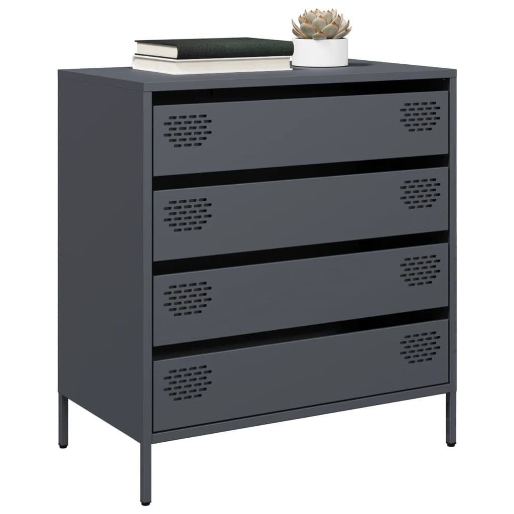 Sideboard?Anthracite 68x39x73.5 cm Cold-rolled Steel