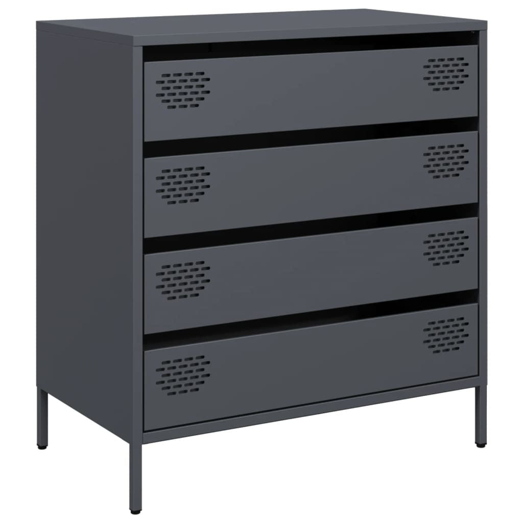 Sideboard?Anthracite 68x39x73.5 cm Cold-rolled Steel
