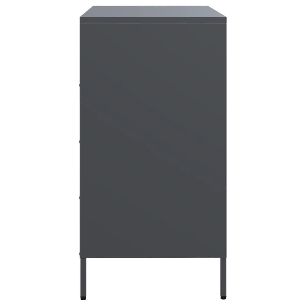 Sideboard?Anthracite 68x39x73.5 cm Cold-rolled Steel