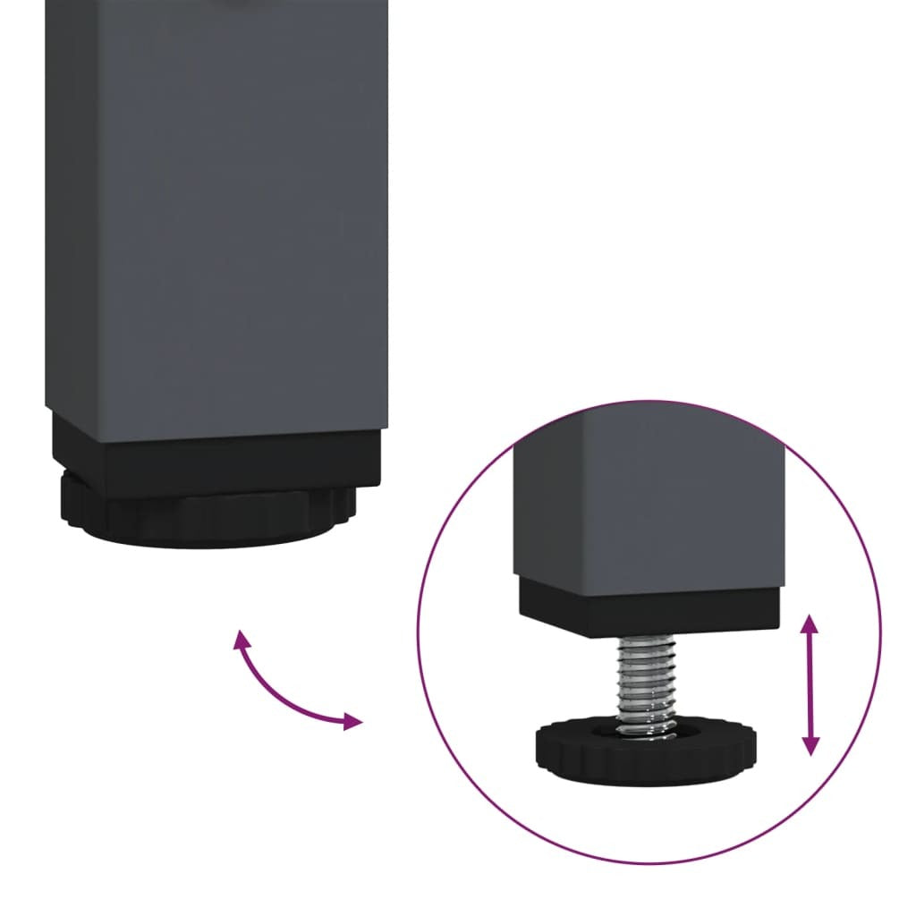 Sideboard?Anthracite 68x39x73.5 cm Cold-rolled Steel