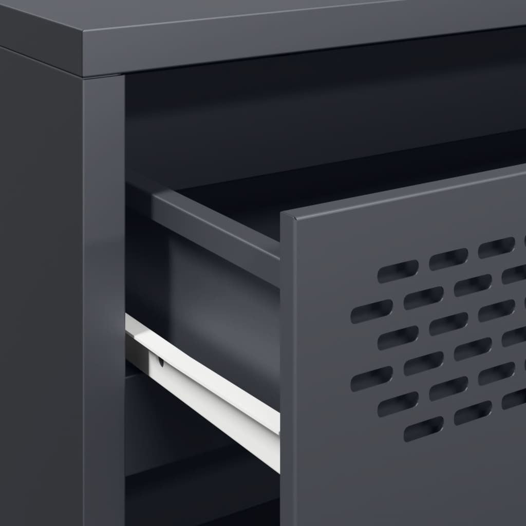 Sideboard?Anthracite 68x39x73.5 cm Cold-rolled Steel