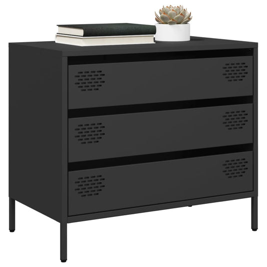 Sideboard?Black 68x39x58.5 cm Cold-rolled Steel