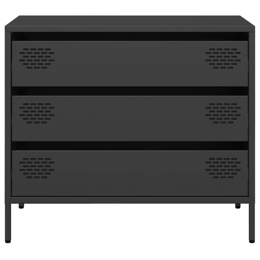 Sideboard?Black 68x39x58.5 cm Cold-rolled Steel