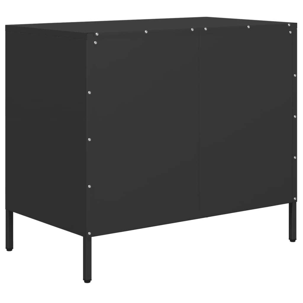 Sideboard?Black 68x39x58.5 cm Cold-rolled Steel