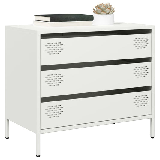 Sideboard?White 68x39x58.5 cm Cold-rolled Steel