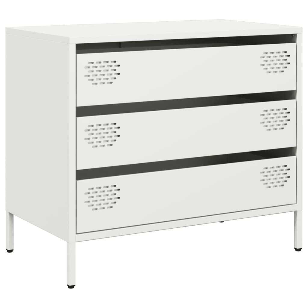 Sideboard?White 68x39x58.5 cm Cold-rolled Steel