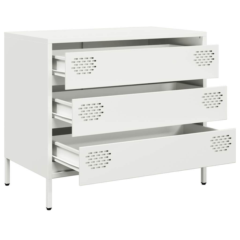 Sideboard?White 68x39x58.5 cm Cold-rolled Steel