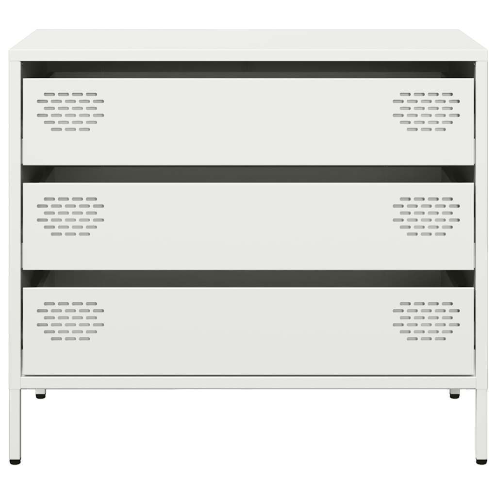 Sideboard?White 68x39x58.5 cm Cold-rolled Steel