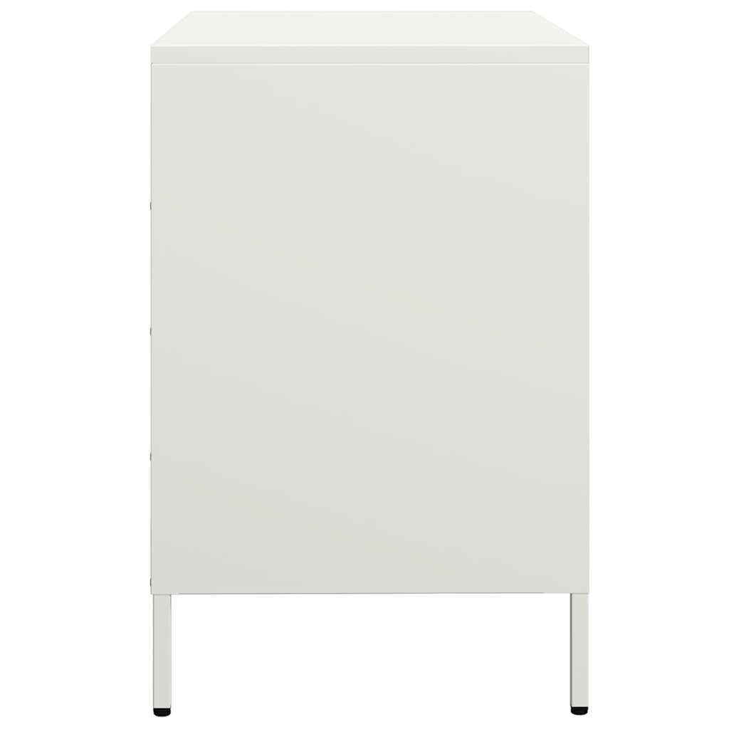 Sideboard?White 68x39x58.5 cm Cold-rolled Steel