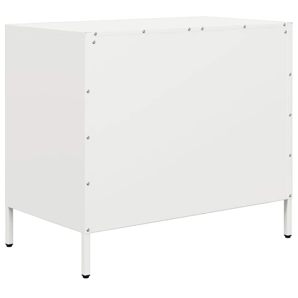 Sideboard?White 68x39x58.5 cm Cold-rolled Steel