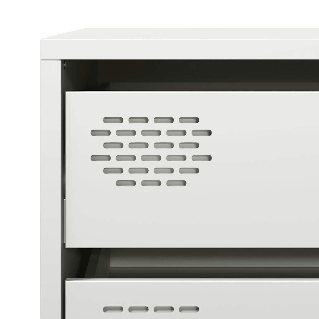 Sideboard?White 68x39x58.5 cm Cold-rolled Steel